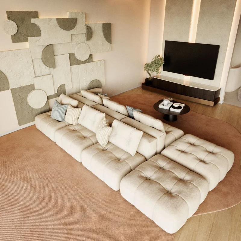 Stylish Club Stone TV-Sideboard
