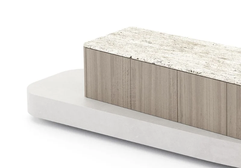 Stylish Club Stone TV-Sideboard