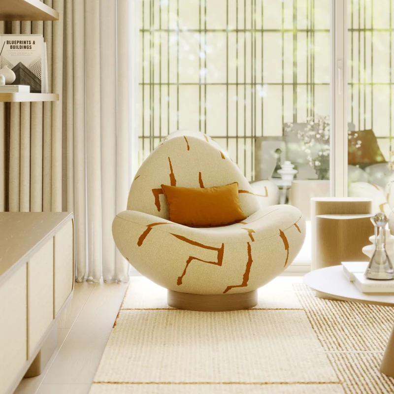 Stylish Club Stone Sessel