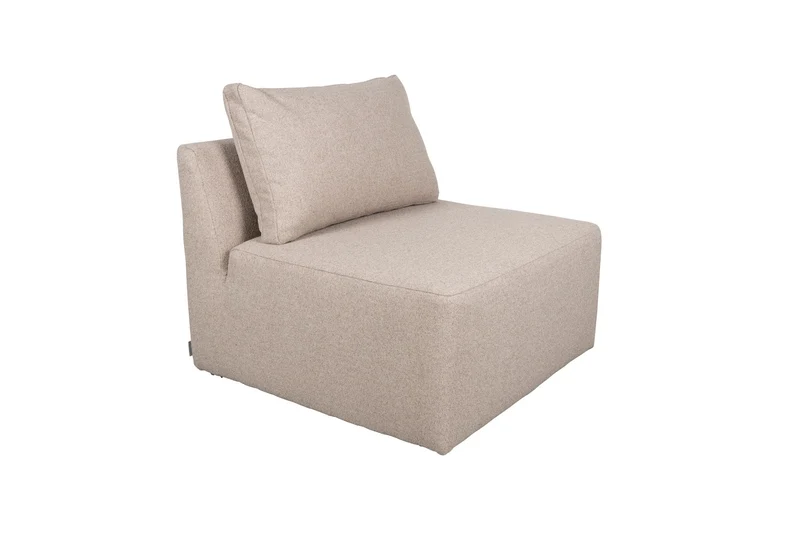 Zuiver Sofa-Element Prosper 1-Sitzer – Cappuccino, Polyester, 87 × 85 × 79 cm