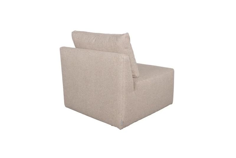 Zuiver Sofa-Element Prosper 1-Sitzer – Cappuccino, Polyester, 87 × 85 × 79 cm