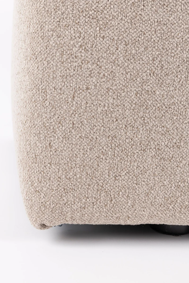 Zuiver Sofa-Element Prosper 1-Sitzer – Cappuccino, Polyester, 87 × 85 × 79 cm