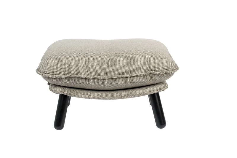 Zuiver Hocker Lazy Sack – Hellgrau, Stoff, 78 × 52 × 46 cm