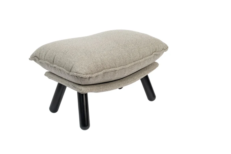 Zuiver Hocker Lazy Sack – Hellgrau, Stoff, 78 × 52 × 46 cm