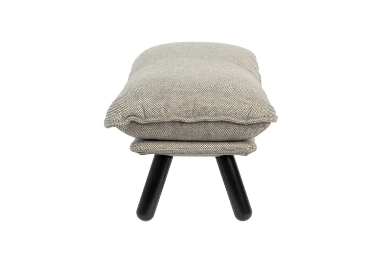 Zuiver Hocker Lazy Sack – Hellgrau, Stoff, 78 × 52 × 46 cm