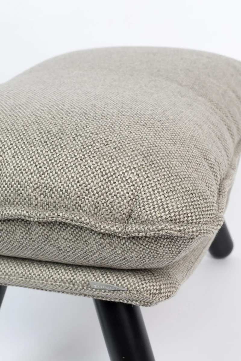 Zuiver Hocker Lazy Sack – Hellgrau, Stoff, 78 × 52 × 46 cm