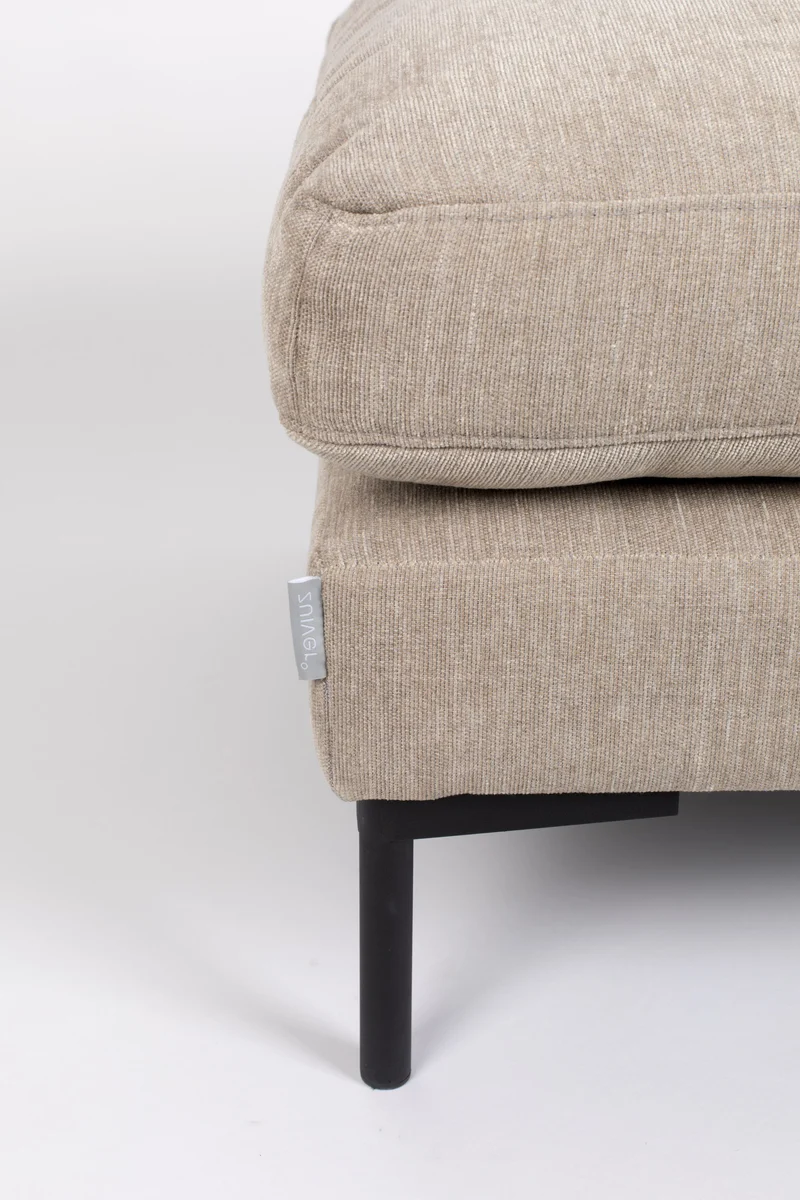 Zuiver Hocker Summer Latte – Stoff, 80 × 102 × 53 cm