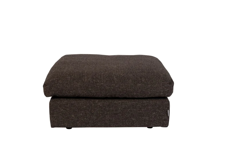 Zuiver Hocker Sense Espresso – Braun, Stoff, 92 × 92 × 47 cm