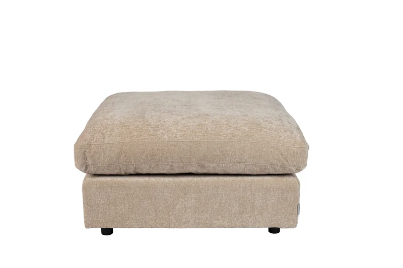 Zuiver Hocker Sense Nature Soft – Stoff, 92 × 92 × 47 cm