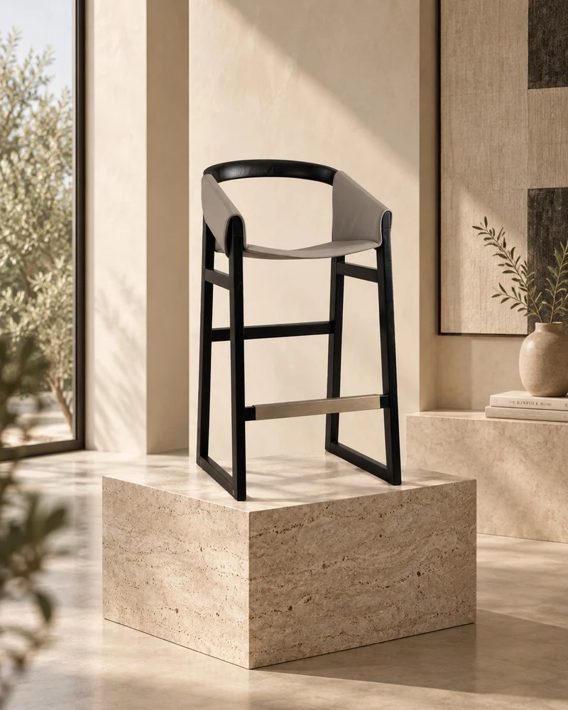 Casa Magna TIMELESS Barhocker – 50 × 50 × 104 cm