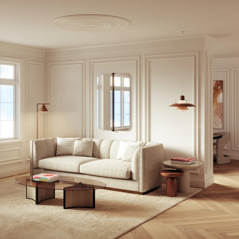 Casa Magna GABRIEL Spiegel – 80 × 4 × 122 cm
