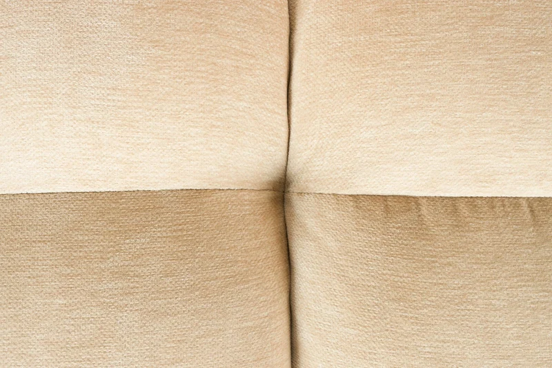 Dutchbone Sofa Hackman 3-Sitzer Velours – Beige, Polyester, 102 × 264 × 84 cm