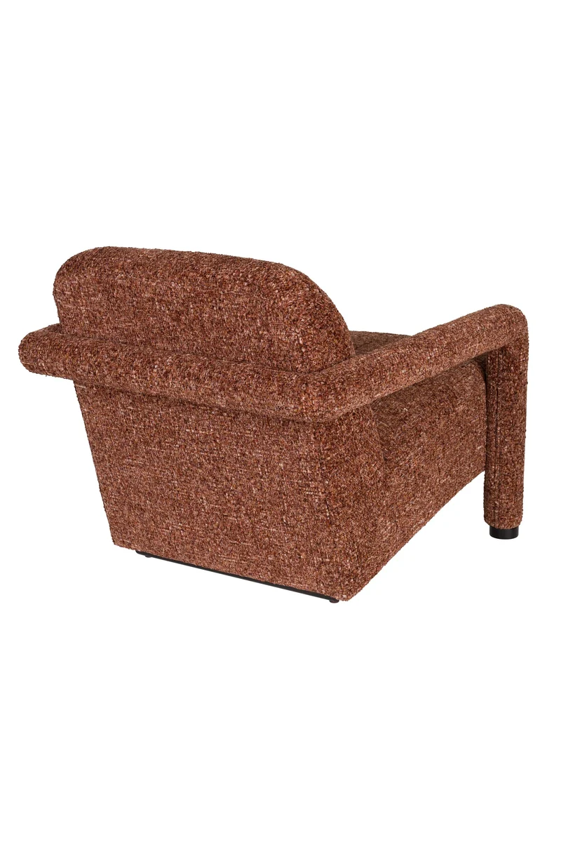 Dutchbone Loungesessel Kent Bordeaux – Rot, Baumwolle, 86 × 74 × 66 cm