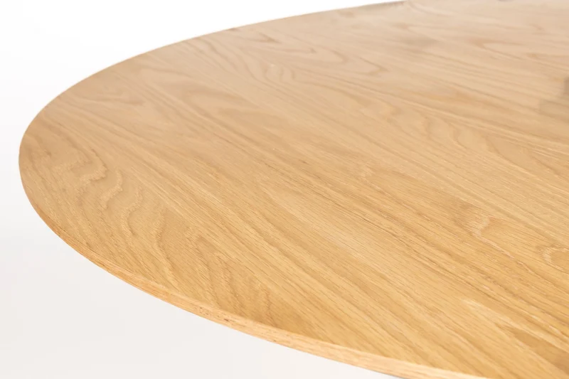 Zuiver Esstisch Lotus – Beige, Akazienholz, 120 × 120 × 75 cm