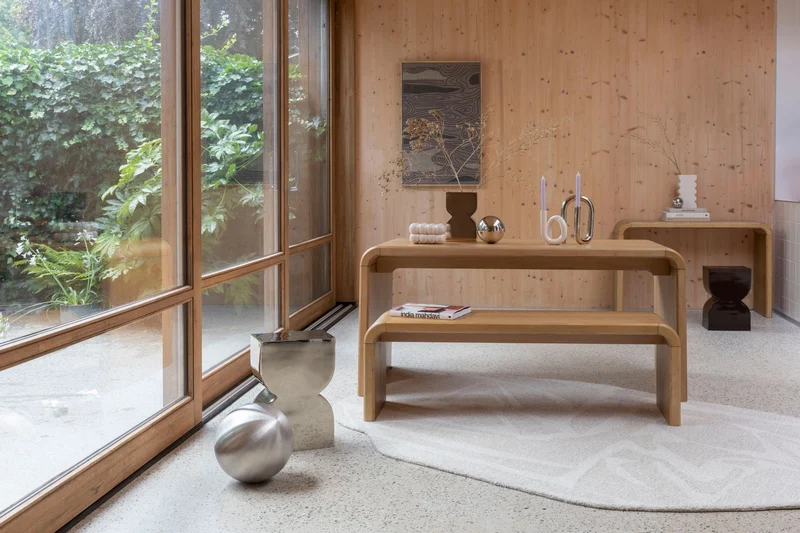 Zuiver Esstisch Brave – Natur, Eichenfurnier, 160 × 80 × 75 cm