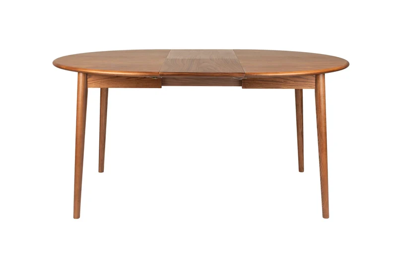 Zuiver Esstisch Twist Round – Nussbaum, Holz, 160 × 120 × 76 cm