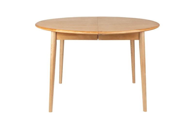 Zuiver Esstisch Twist Round – Eiche, Massives Eschenholz, 160 × 120 × 76 cm