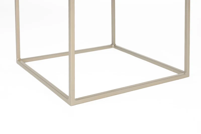 Zuiver Beistelltisch Stray – Grau, Marmor, 35 × 35 × 45 cm