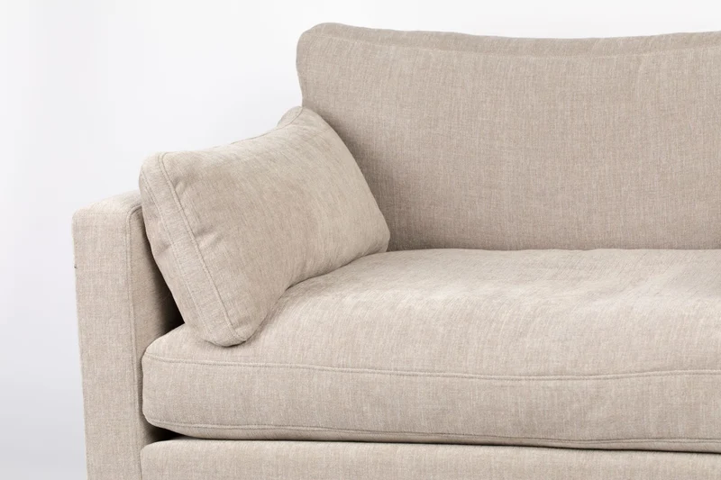 Zuiver Loveseat Summer Latte – Stoff, 101 × 125 × 82 cm