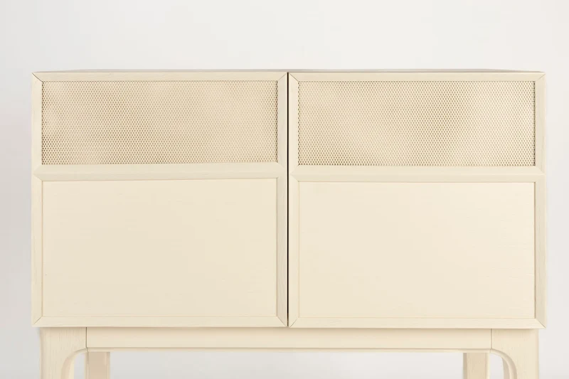 Zuiver Schrank June – Beige, Eichenfurnier, 45 × 80 × 100 cm