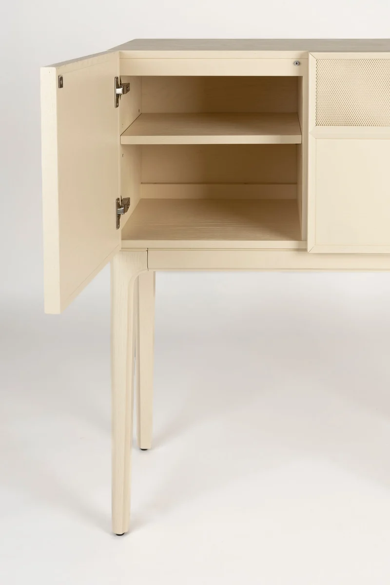 Zuiver Schrank June – Beige, Eichenfurnier, 45 × 80 × 100 cm