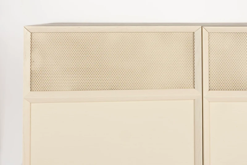 Zuiver Schrank June – Beige, Eichenfurnier, 45 × 80 × 100 cm