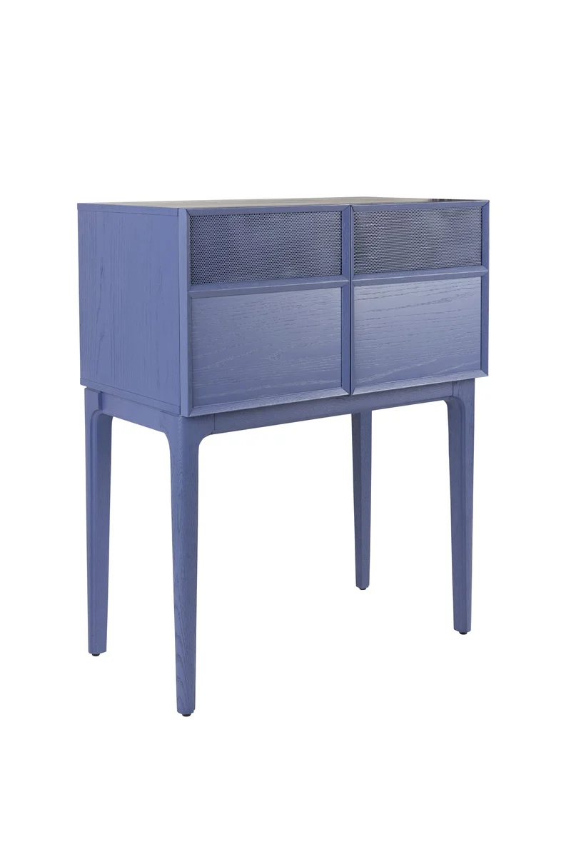 Zuiver Schrank June Ocean – Lila, Eichenfurnier, 45 × 80 × 100 cm
