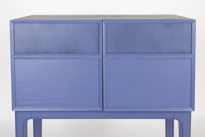 Zuiver Schrank June Ocean – Lila, Eichenfurnier, 45 × 80 × 100 cm