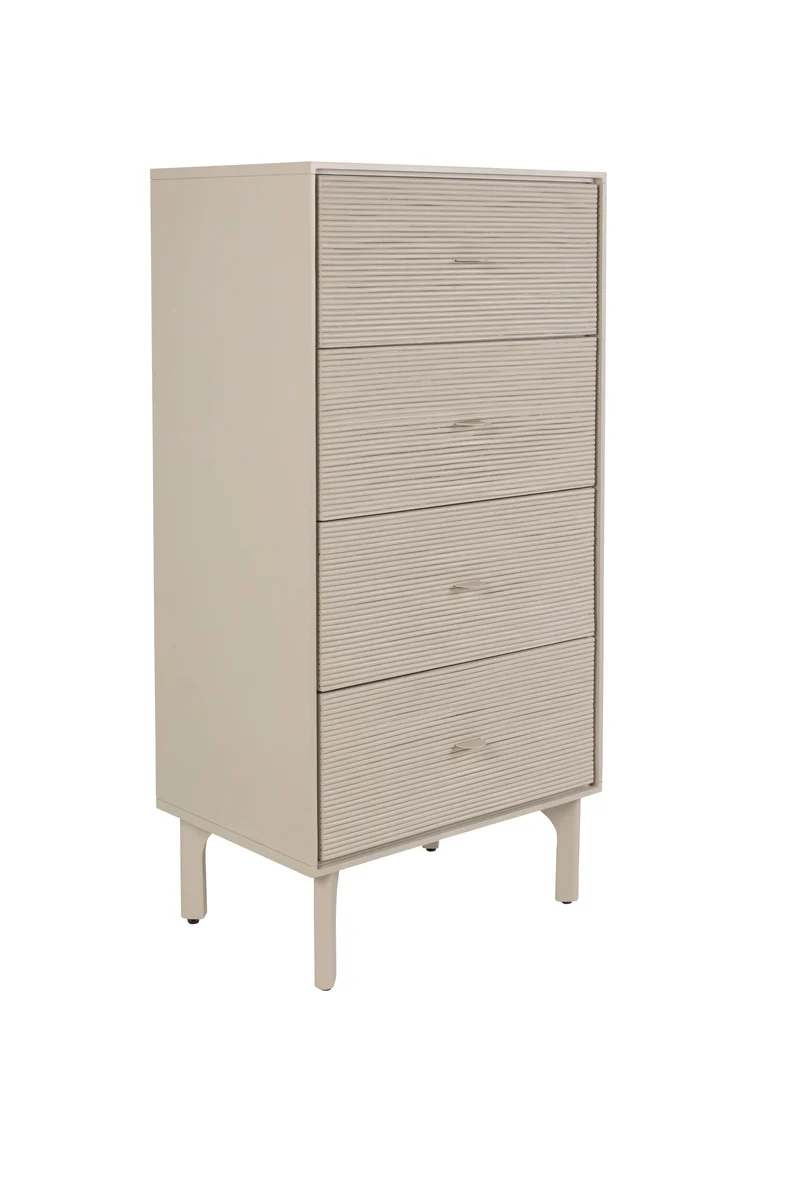 Zuiver Schrank Morning – Grau, MDF, 42 × 60 × 121 cm