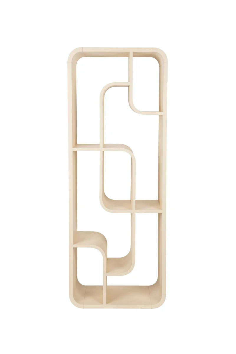 Zuiver Schrank Seven – Beige, Massives Eichenholz, 35 × 60 × 160 cm