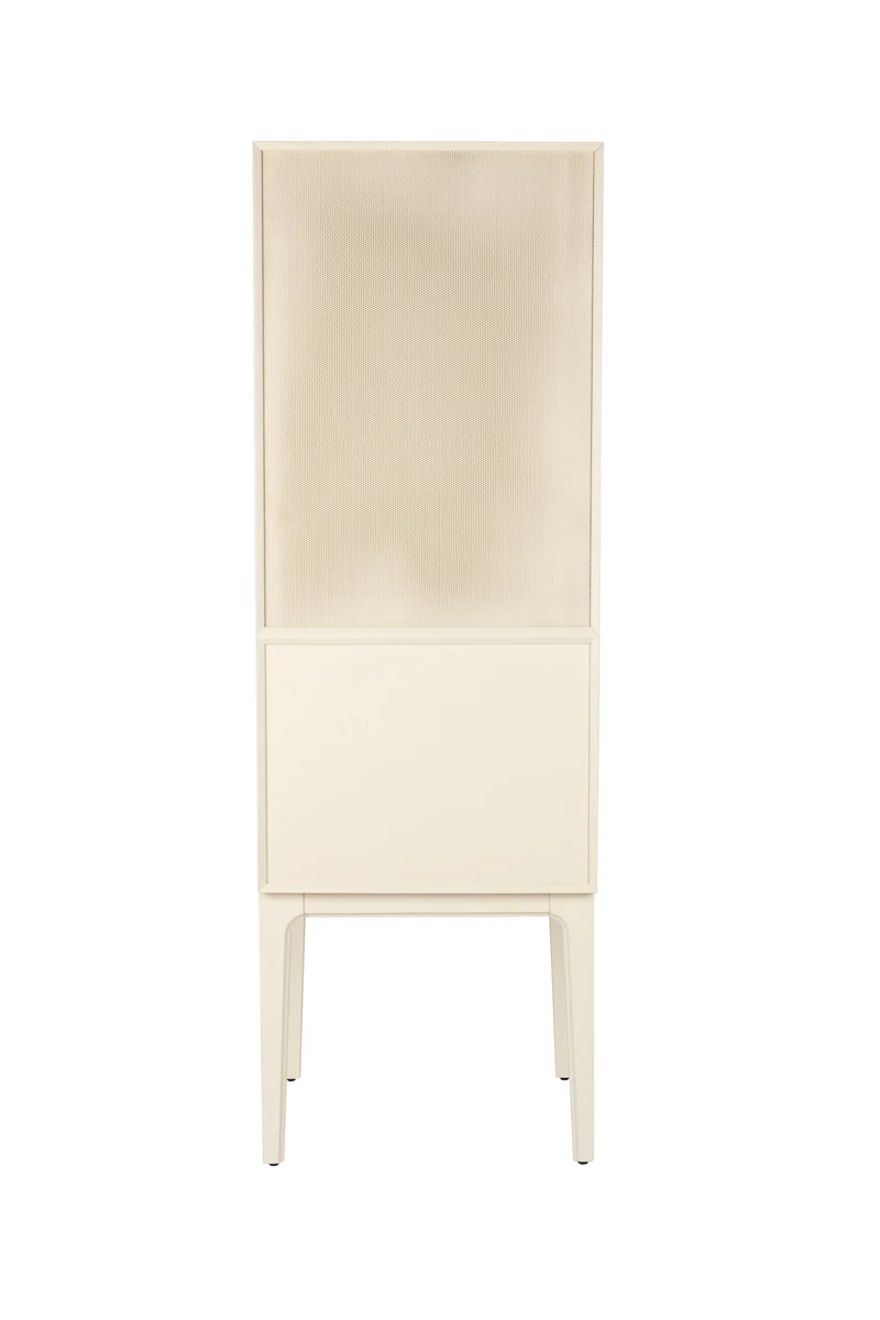 Zuiver Schrank June 1 Door – Beige, Massives Eichenholz, 55 × 60 × 180 cm