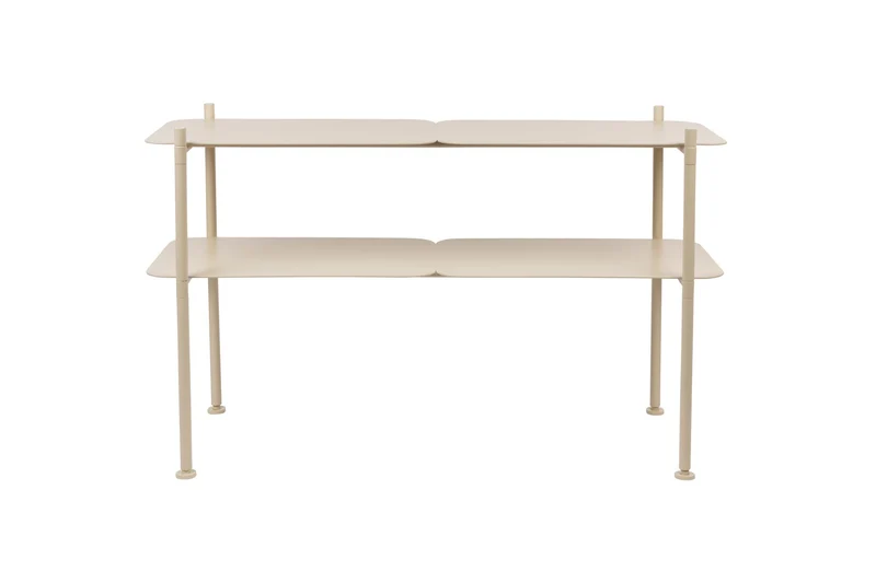 Zuiver Schrank River L Rice – Beige, Eisen, 100 × 35 × 62 cm