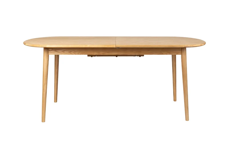 Zuiver Esstisch Twist Oval – Eiche, Massives Eschenholz, 240 × 90 × 76 cm