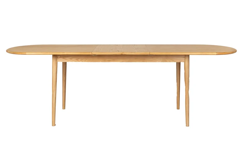 Zuiver Esstisch Twist Oval – Eiche, Massives Eschenholz, 240 × 90 × 76 cm