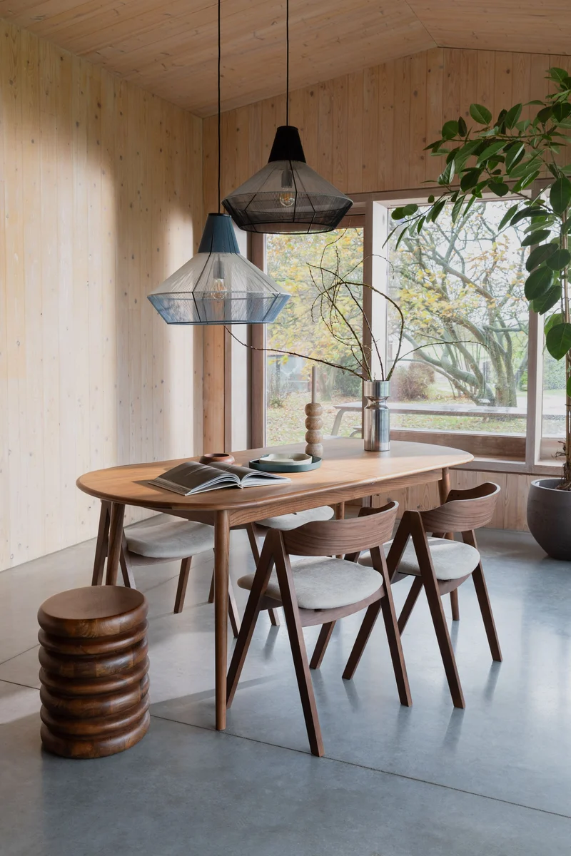Zuiver Esstisch Twist Oval – Nussbaum, 240 × 90 × 76 cm