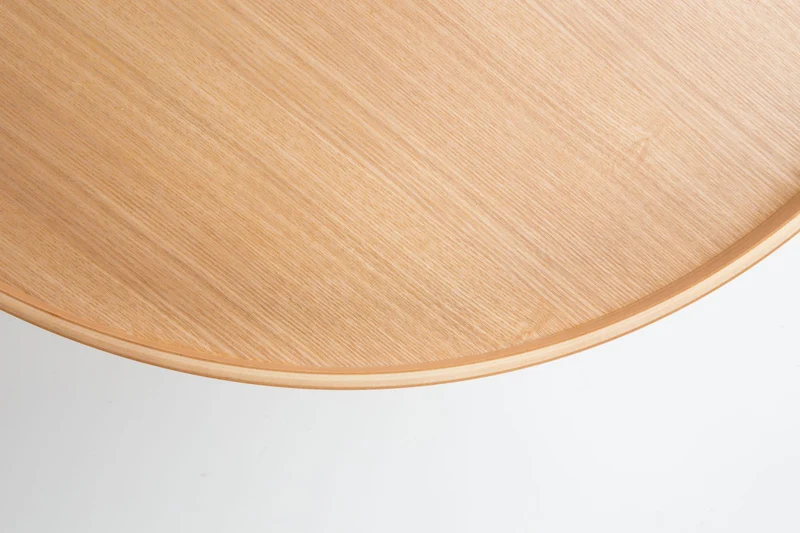 Zuiver Couchtisch Oak Tray – Massives Eichenholz, 78 × 78 × 45 cm