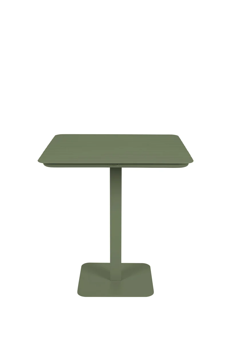 Zuiver Bistrotisch Garden Vondel 71 × 71 cm – Grün, Aluminium