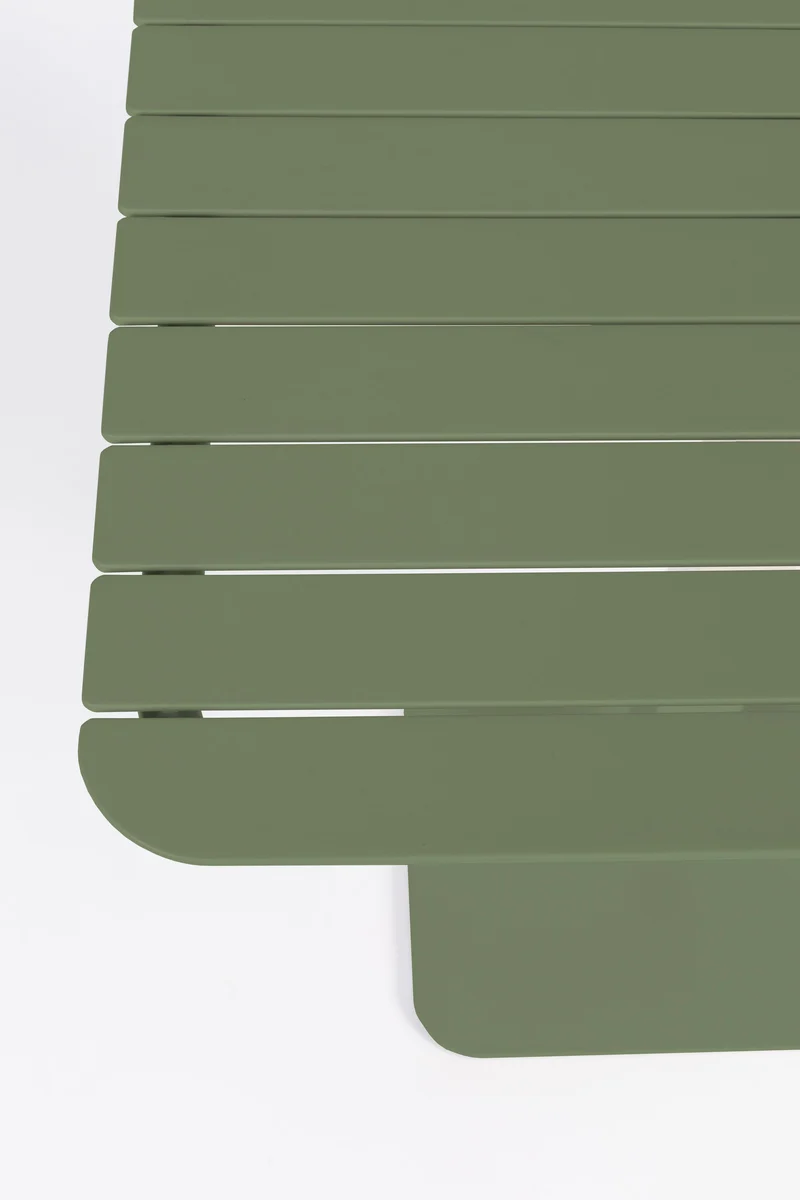 Zuiver Bistrotisch Garden Vondel 71 × 71 cm – Grün, Aluminium
