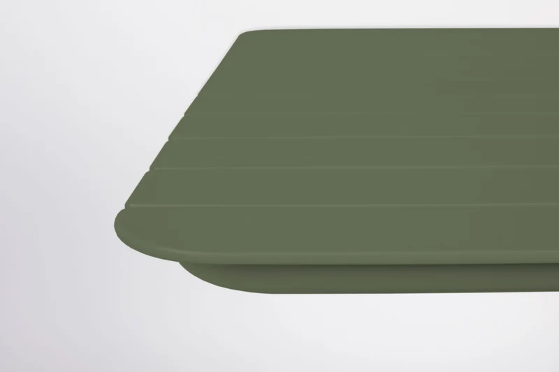 Zuiver Bistrotisch Garden Vondel 71 × 71 cm – Grün, Aluminium
