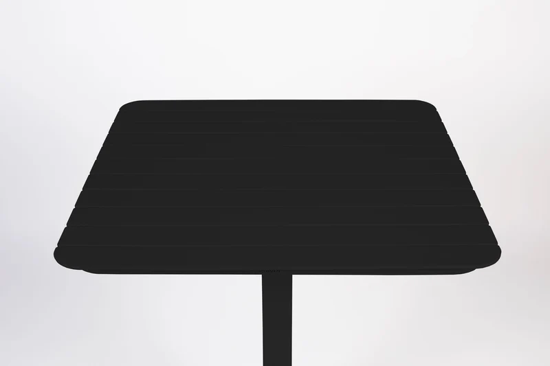 Zuiver Bistrotisch Garden Vondel 71 × 71 cm – Schwarz, Aluminium