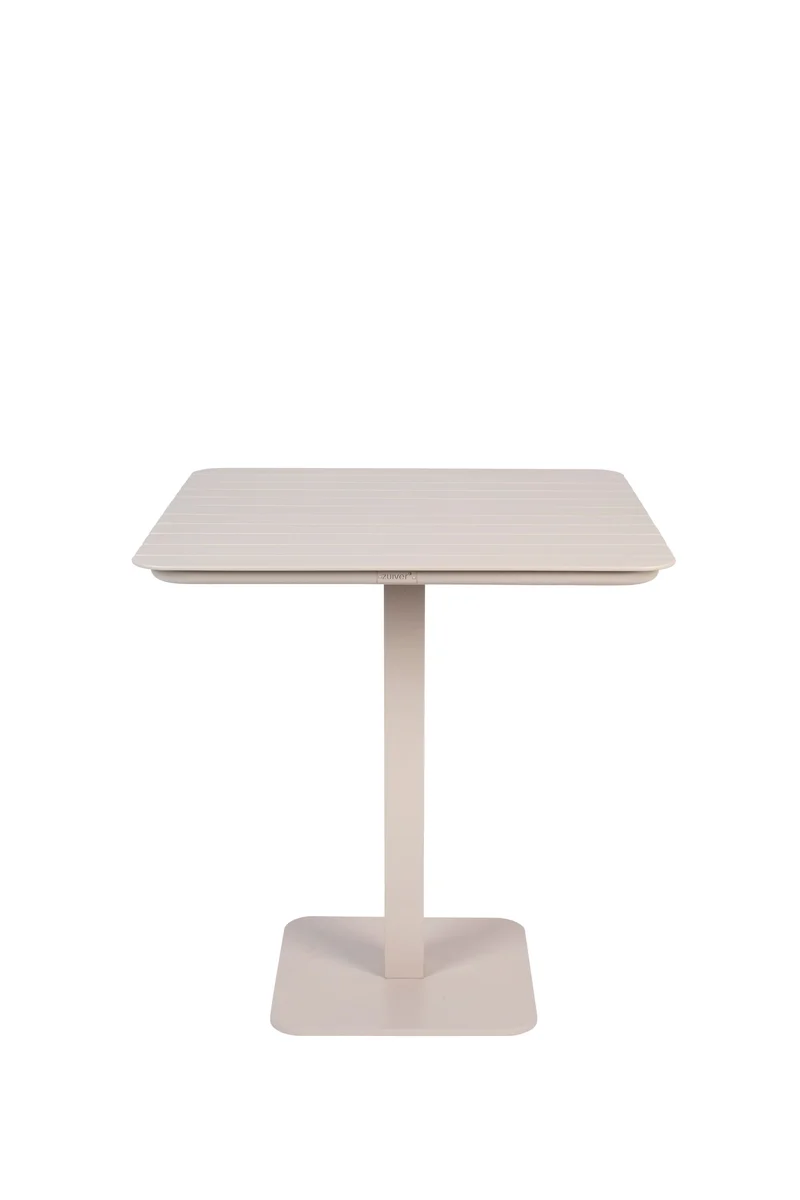 Zuiver Bistrotisch Garden Vondel 71 × 71 cm Clay – Weiß, Aluminium