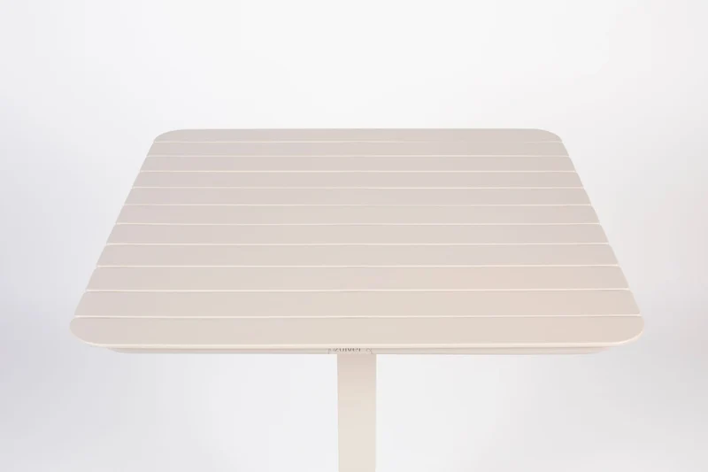 Zuiver Bistrotisch Garden Vondel 71 × 71 cm Clay – Weiß, Aluminium