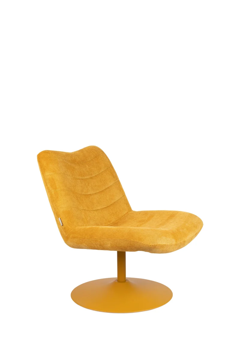 Zuiver Loungesessel Bubba Ochre – Stoff, 81 × 67 × 85 cm