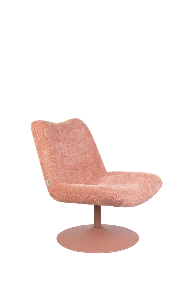 Zuiver Loungesessel Bubba – Pink, Stoff, 81 × 67 × 85 cm