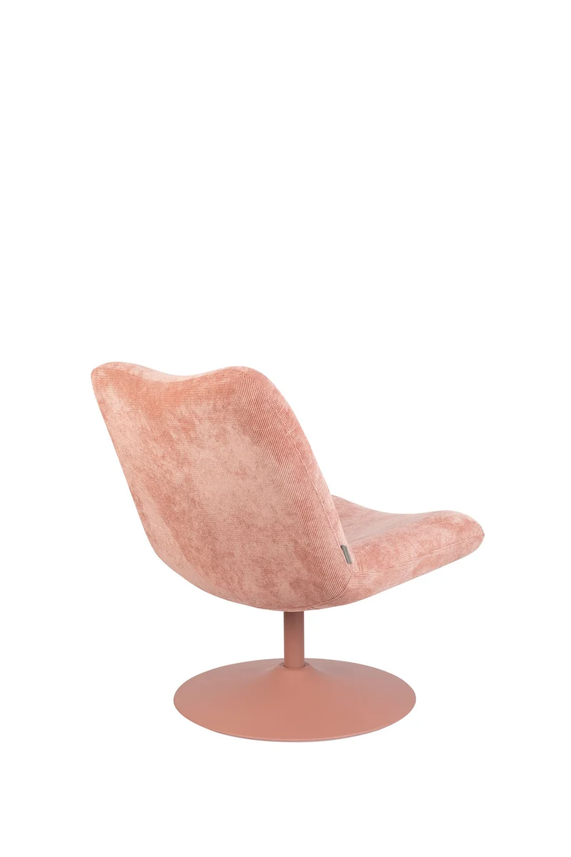 Zuiver Loungesessel Bubba – Pink, Stoff, 81 × 67 × 85 cm