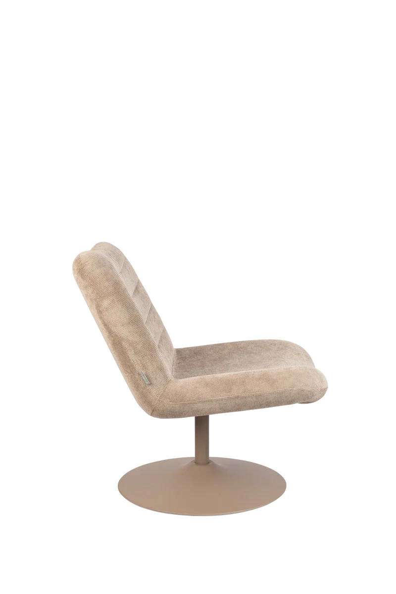 Zuiver Loungesessel Bubba – Beige, Stoff, 81 × 67 × 85 cm
