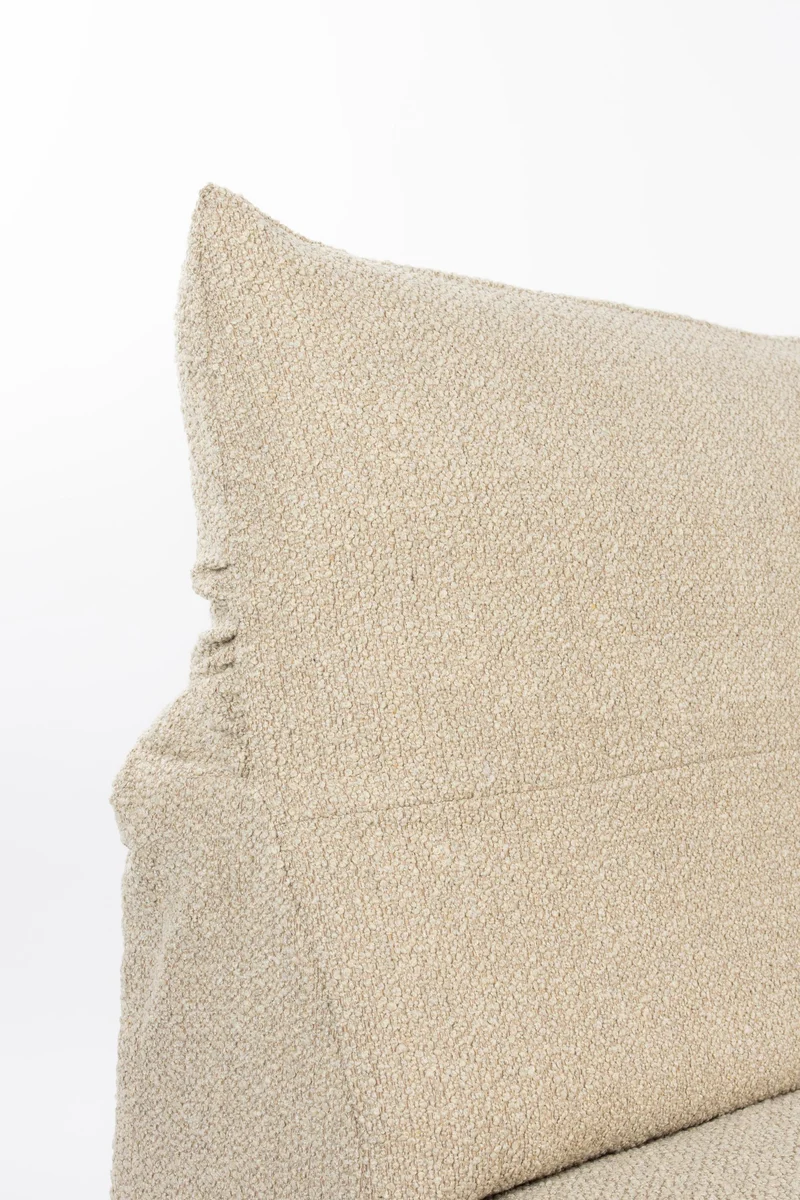 Zuiver Loveseat Wings Caramel – Braun, Stoff, 101 × 95 × 72 cm