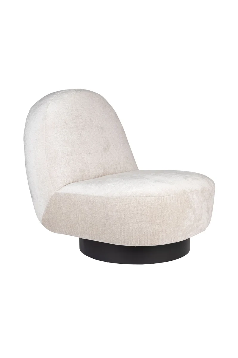 Zuiver Loungesessel Eden – Sand, Stoff, 96 × 78 × 85 cm