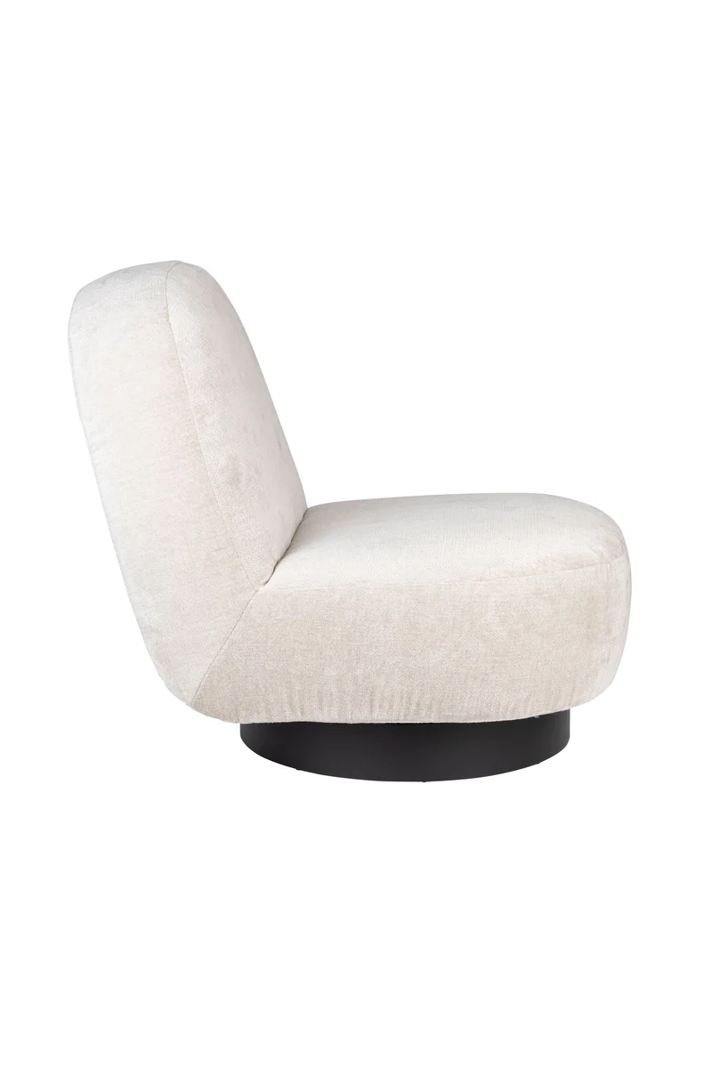 Zuiver Loungesessel Eden – Sand, Stoff, 96 × 78 × 85 cm