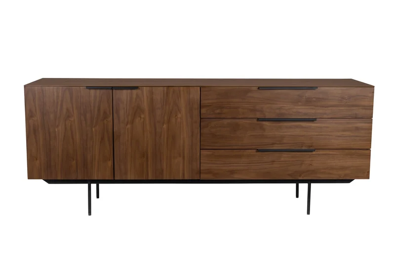 Zuiver Sideboard Travis – Nussbaum, 45 × 180 × 70,5 cm